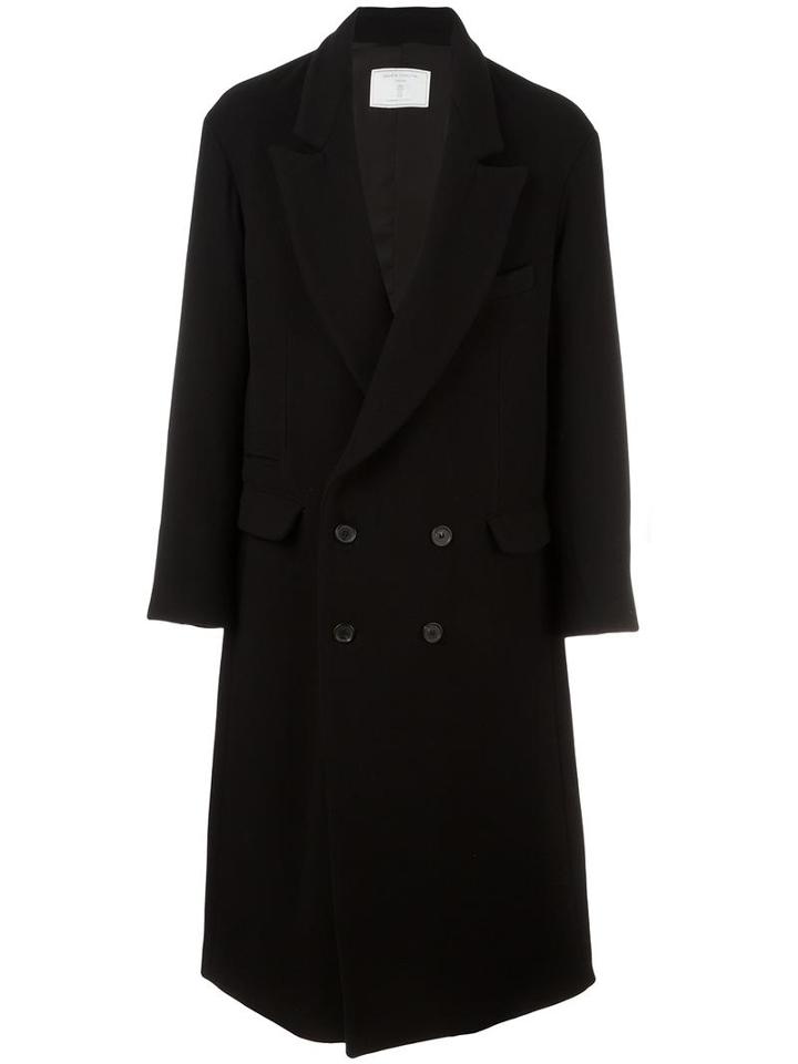 Société Anonyme 'philip' Coat, Adult Unisex, Size: 2, Black, Wool