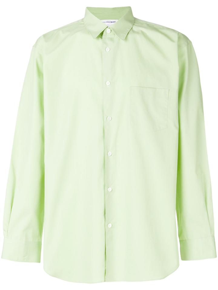 Comme Des Garçons Shirt Classic Button Front Shirt - Green