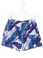 Dolce & Gabbana Kids Floral Print Swim Shorts, Toddler Boy's, Size: 2 Yrs, Blue