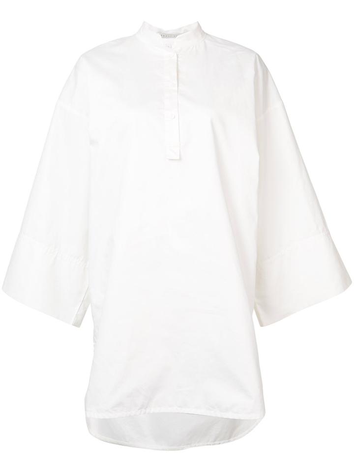 Renli Su - Loose-fit Kaftan - Women - Cotton - S, White, Cotton