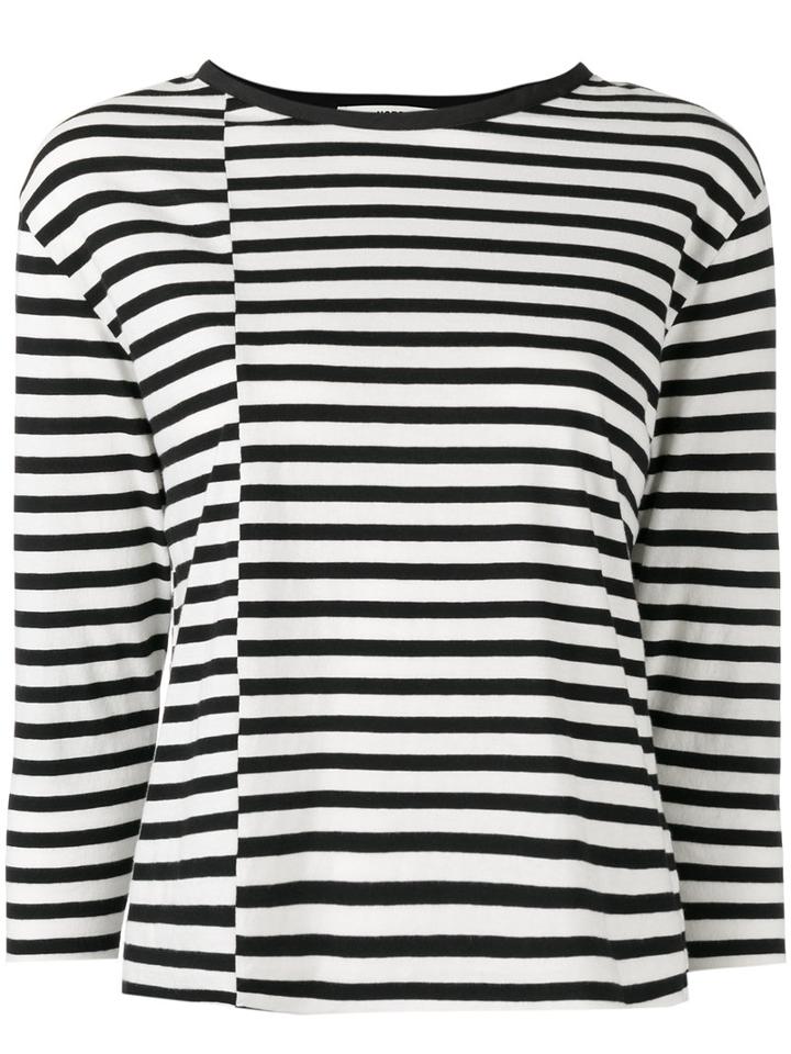 Hope - Byronesse Striped Top - Women - Cotton - 42, Women's, Black, Cotton