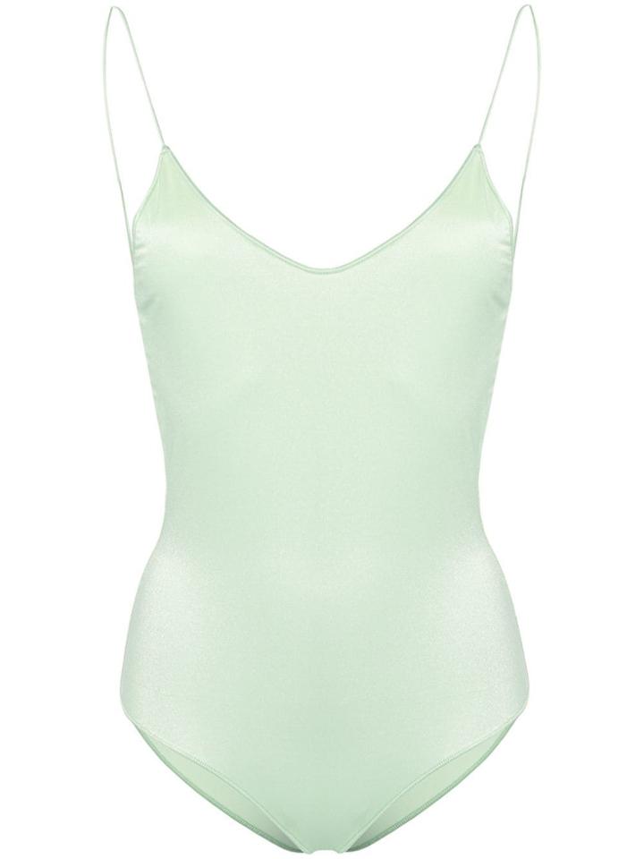 Oseree Spaghetti Strap Swimsuit - Green