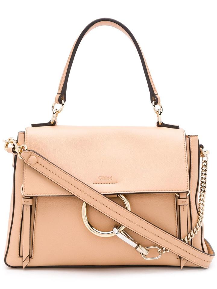 Chloé Medium Faye Bag - Neutrals