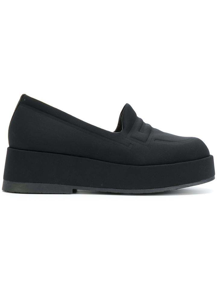 Camper Platform Loafers - Black