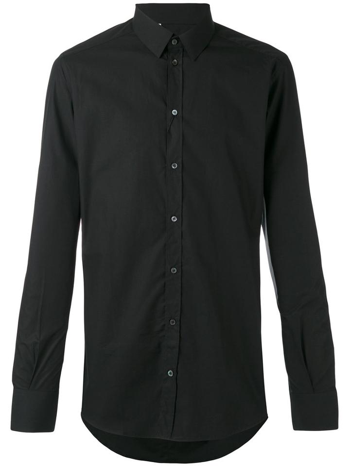 Dolce & Gabbana - Gold Fit Shirt - Men - Cotton - 40, Black, Cotton