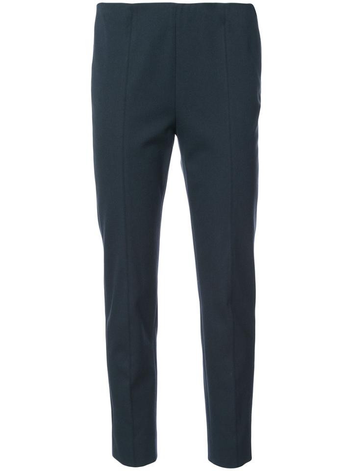 Akris Punto - Malina Trousers - Women - Cotton/spandex/elastane/viscose - 4, Blue, Cotton/spandex/elastane/viscose