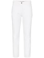 A Plan Application Cropped Straight-leg Jeans - White