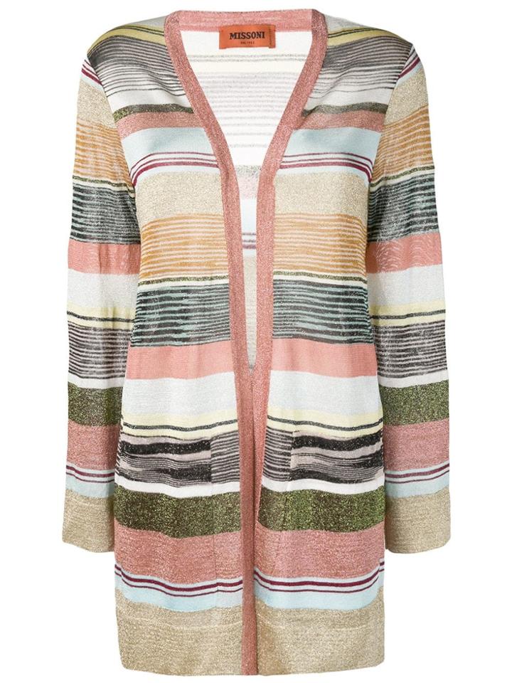 Missoni Striped Cardigan - Pink