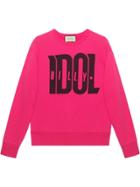 Gucci Sweatshirt With Billy Idol Print - Pink