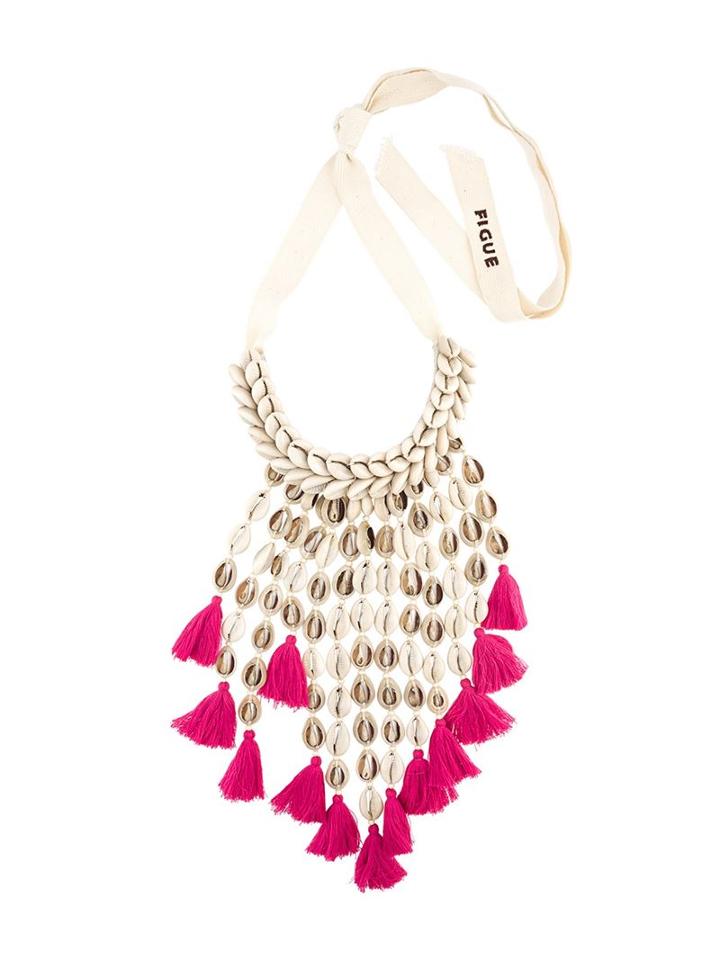 Figue 'sina' Necklace, Women's, Pink/purple