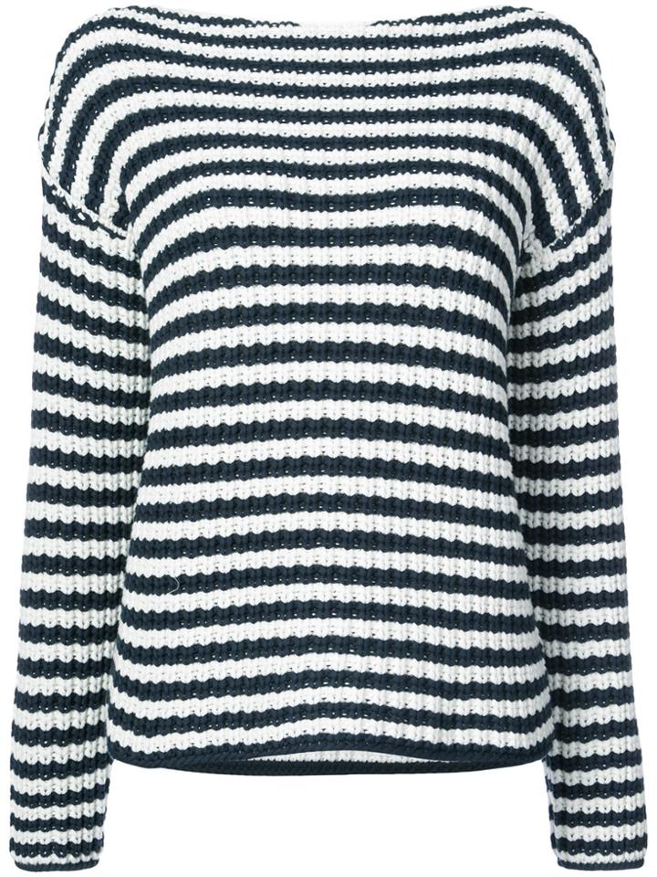 Mansur Gavriel Striped Jumper - Blue