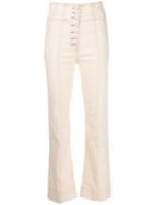 Ulla Johnson Ellis Cropped Jeans - Neutrals