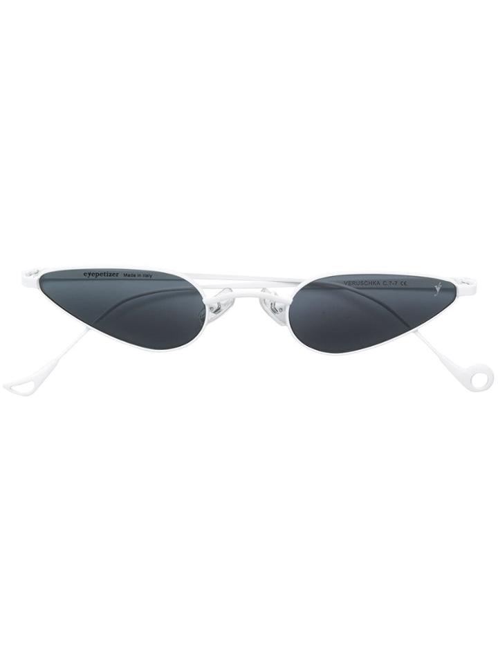 Eyepetizer Veruschka C. 7-7 Sunglasses - White