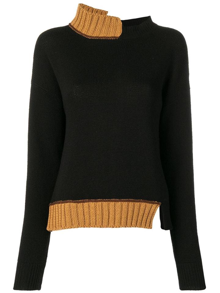 Marni Open Back Jumper - Black