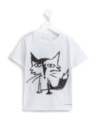 Burberry Kids Wolf Print T-shirt