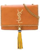 Saint Laurent Small Classic Kate Chain Wallet - Brown
