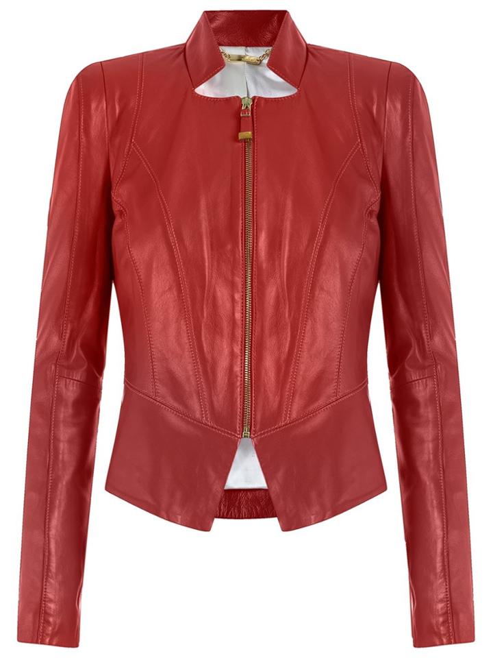 Tufi Duek Leather Jacket - Red