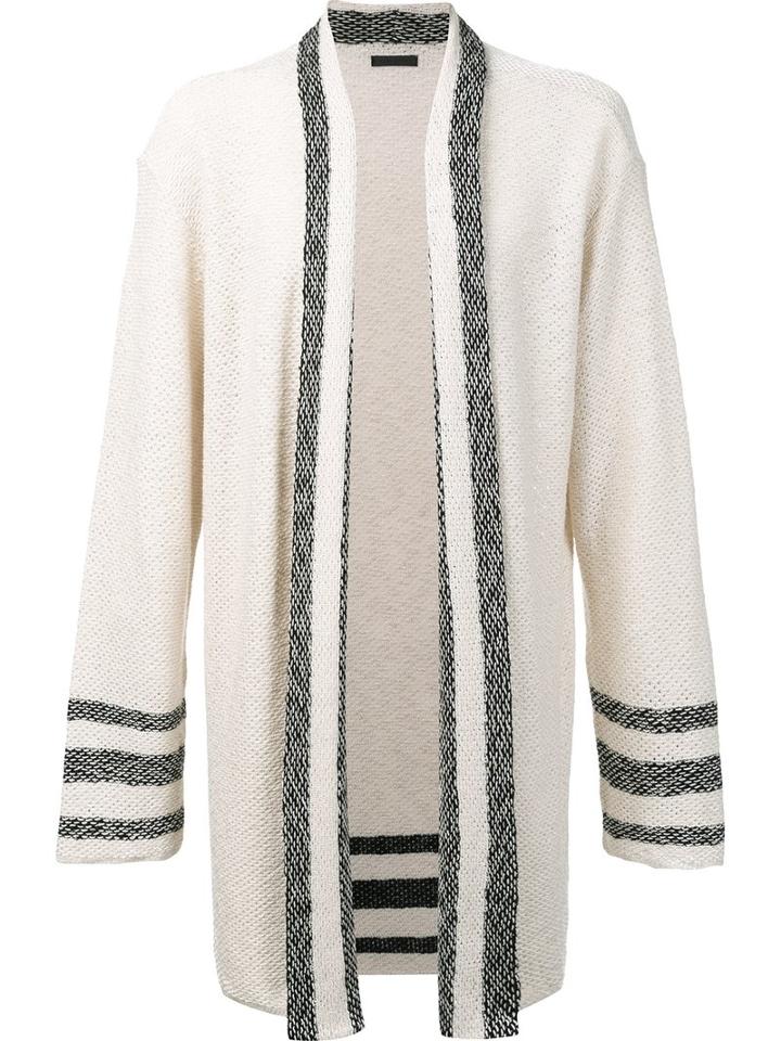 Osklen - Russtic Oversized Cardigan - Men - Cotton/acrylic/polyamide - M, White, Cotton/acrylic/polyamide