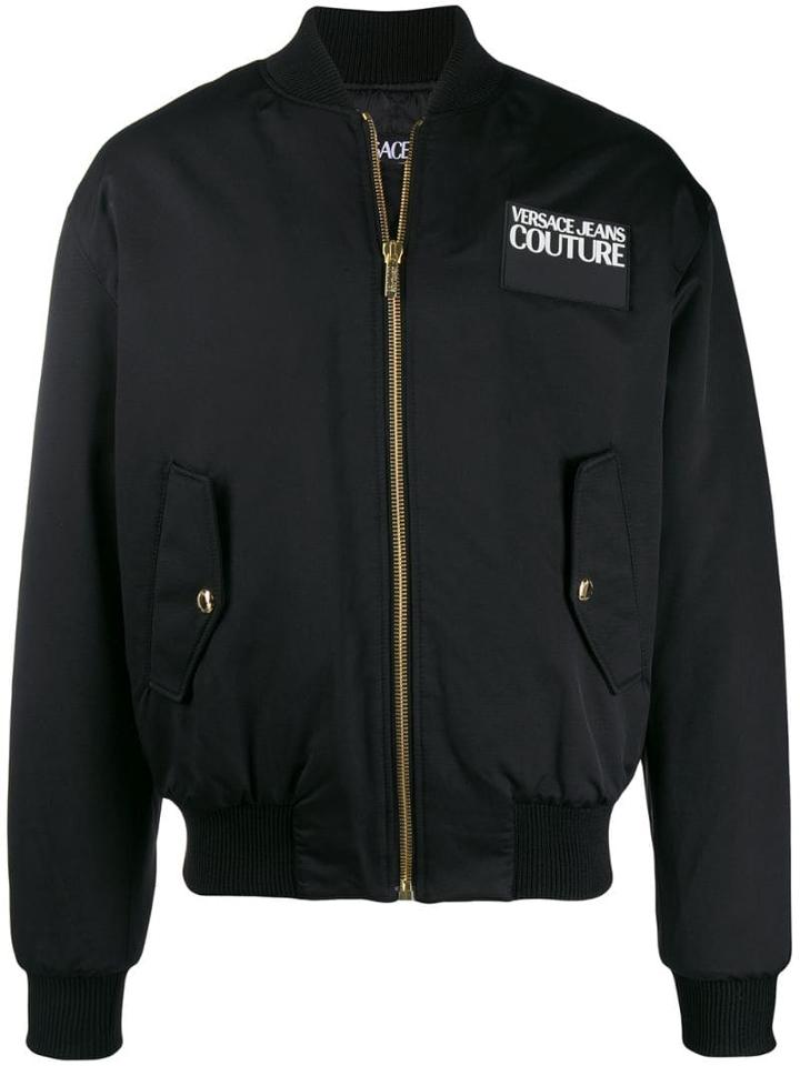 Versace Jeans Couture Crew Bomber Jacket - Black