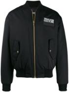 Versace Jeans Couture Crew Bomber Jacket - Black