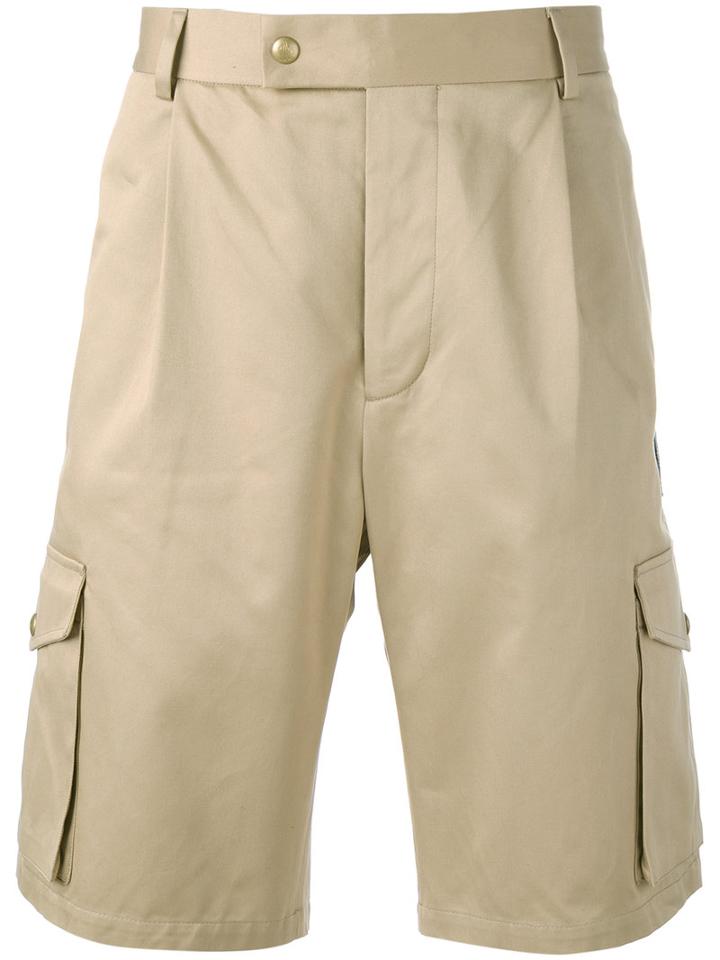 Moncler Gamme Bleu Classic Cargo Shorts, Men's, Size: 1, Nude/neutrals, Cotton