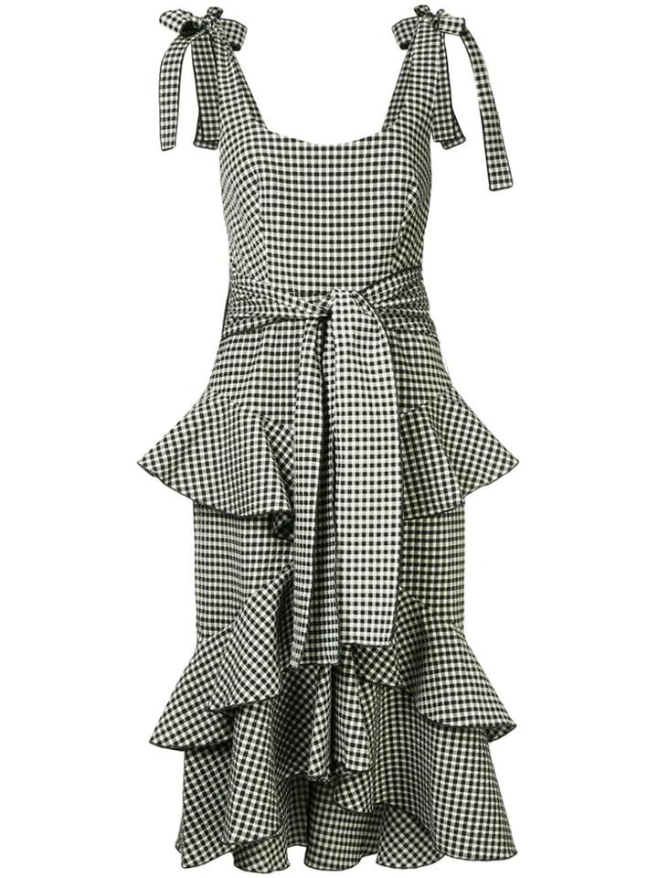 Rebecca Vallance Brigitte Frill Dress - Black