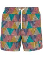 Missoni Triangle Zig Zag Print Swim Shorts - Sm0e5 Multi
