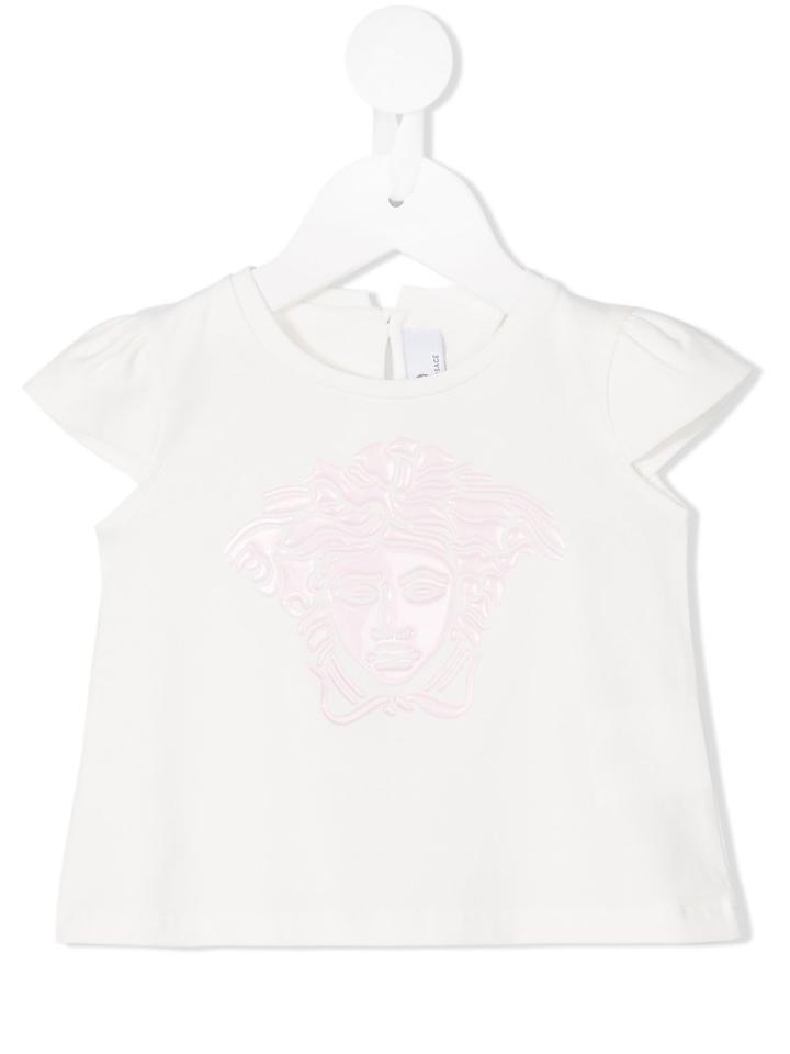 Young Versace - Medusa T-shirt - Kids - Cotton/spandex/elastane - 12 Mth, Nude/neutrals