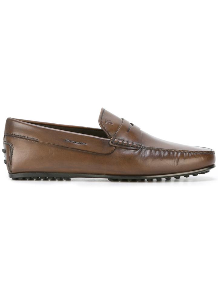 Tod's Classic Loafers - Brown