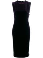 Tom Ford - Sleeveless Fitted Dress - Women - Silk/polyester/spandex/elastane/acetate - 42, Red, Silk/polyester/spandex/elastane/acetate