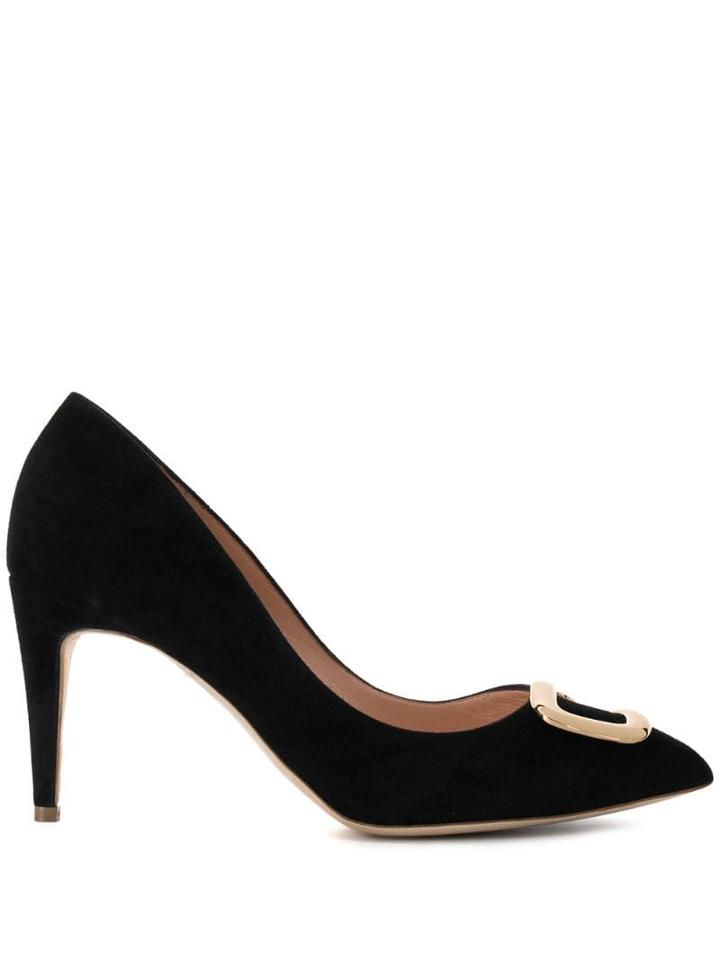 Rupert Sanderson Heeled Embellished Pumps - Black