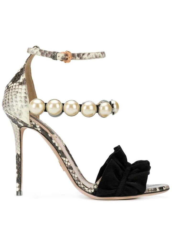 Paula Cademartori Febe Exotic Flow Sandals - Neutrals