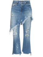 R13 Double Classic Shredded Jeans - 40000 Jasper W Rips