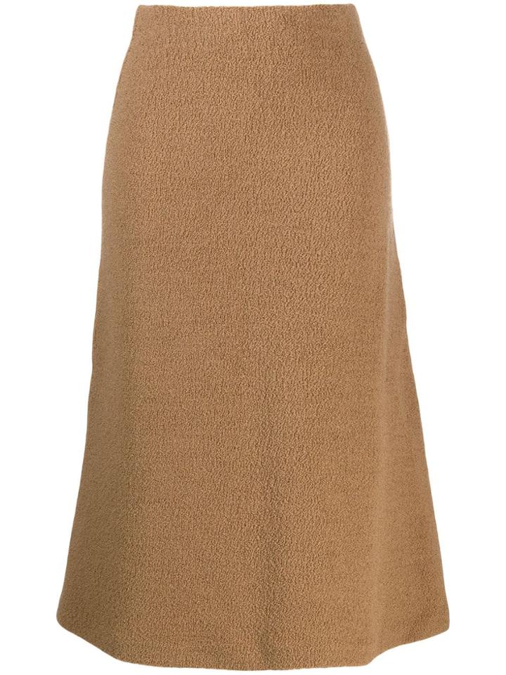 Jil Sander Towelling Skirt - Neutrals