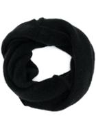 Isabel Benenato Knitted Neck Scarf - Black