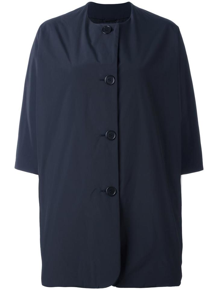 Aspesi Round Neck Boxy Coat