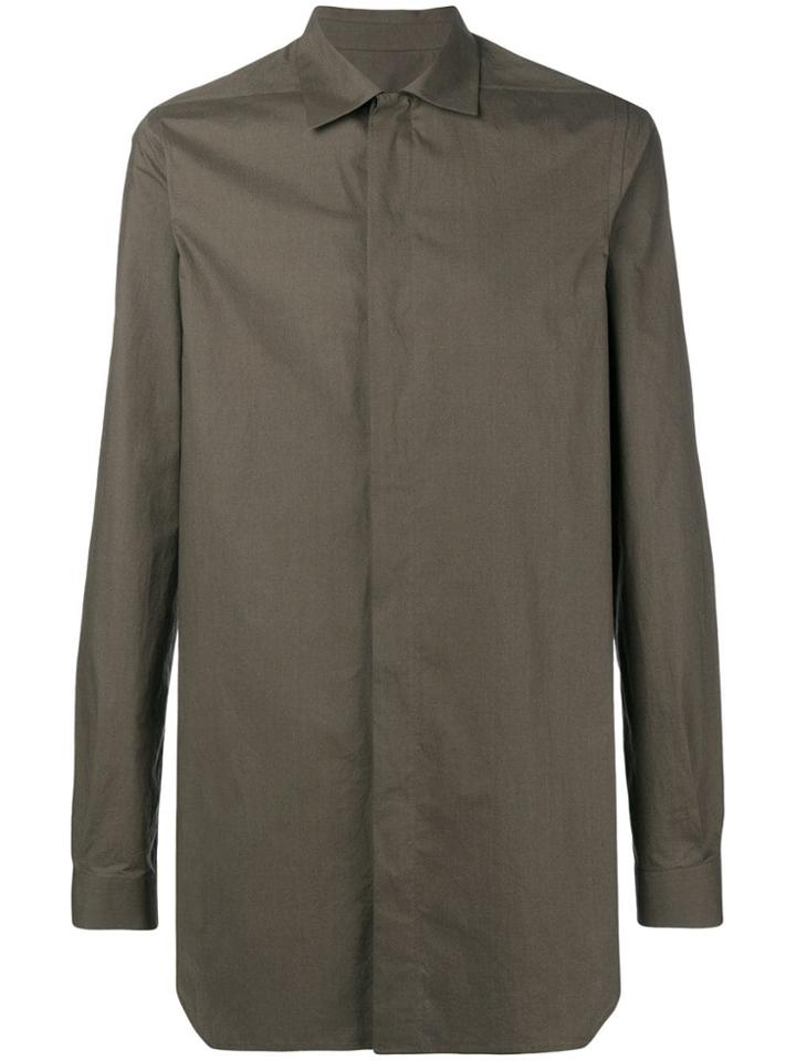 Rick Owens Sisyphus Officer Shirt - Grey