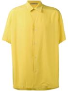 Nuur - Plain Shirt - Men - Viscose - 50, Yellow/orange, Viscose