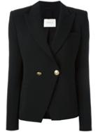 Pierre Balmain Peaked Lapels Blazer, Women's, Size: 38, Black, Viscose/spandex/elastane