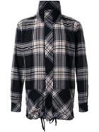 Public School High Neck Plaid Shirt