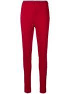 Prada High-waisted Leggings - Red