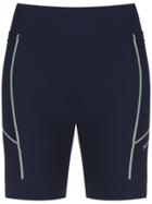 Track & Field Fast Panelled Shorts - Blue