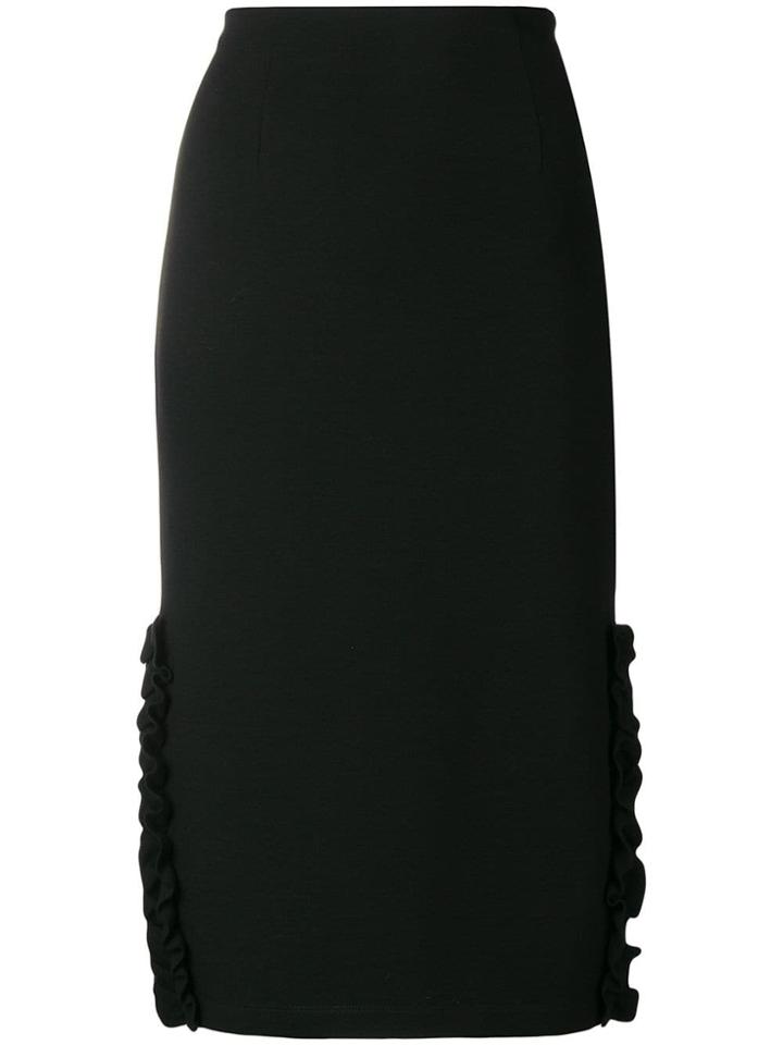 Twin-set High Rise Pencil Skirt - Black