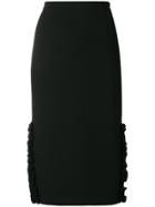 Twin-set High Rise Pencil Skirt - Black