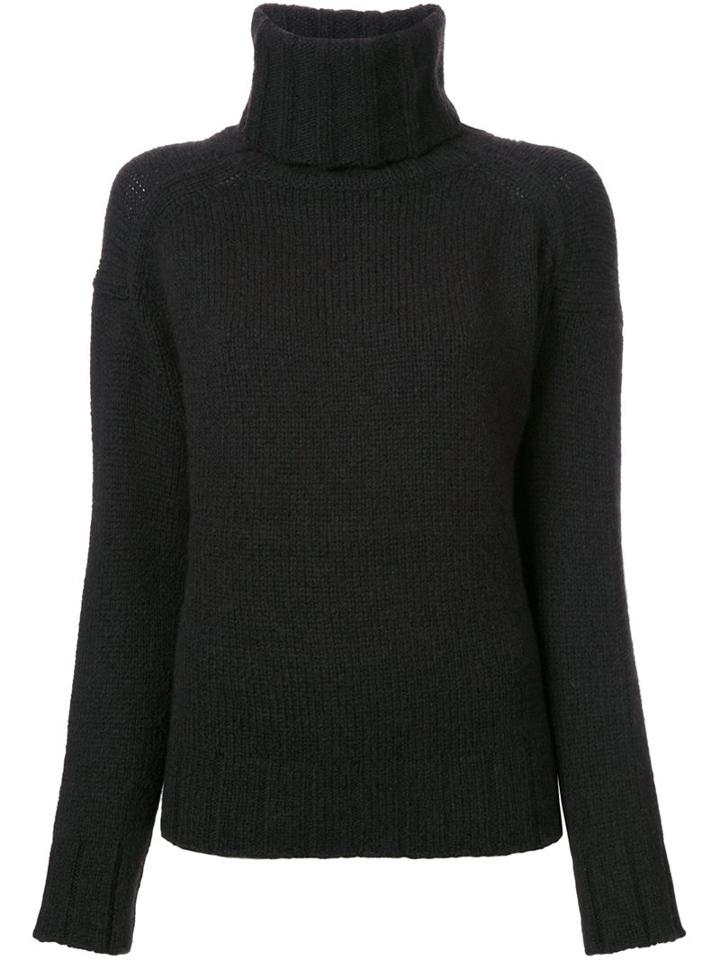 Nili Lotan Roll Neck Jumper, Women's, Size: Small, Grey, Polyamide/wool/yak