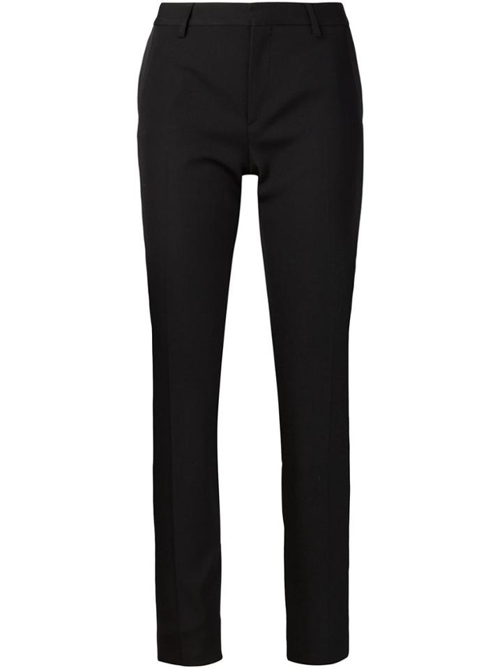Saint Laurent Tux Stripe Trousers - Black