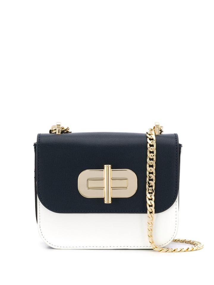 Tommy Hilfiger Oversized Lock Crossbody Bag - White