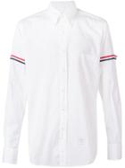 Thom Browne Striped Sleeve Shirt - White