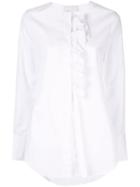 3.1 Phillip Lim Ruffle-front Button-down Shirt - White