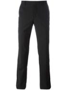 Maison Margiela Poplin Trousers, Men's, Size: 48, Black, Virgin Wool/viscose/cotton